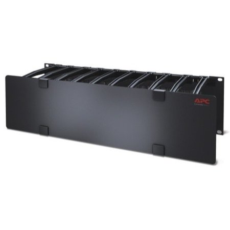 APC 3U Horizontal Cable Manager, 6 Fingers Top And Bottom AR8605